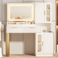 42" Makeup Vanity Desk with Mirror and Lights L448733