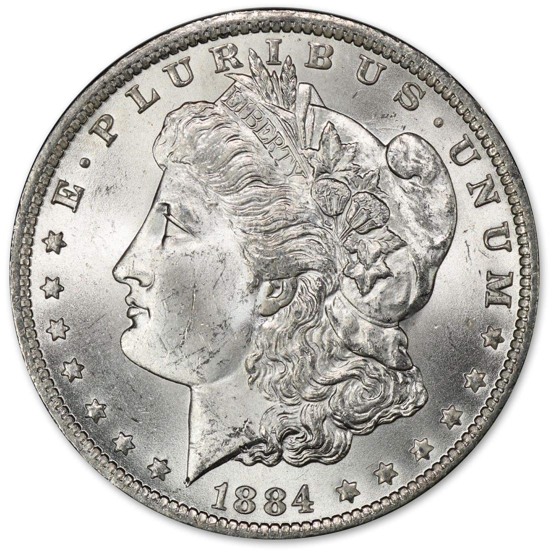 Morgan Silver Dollar Brilliant Uncirculated W410