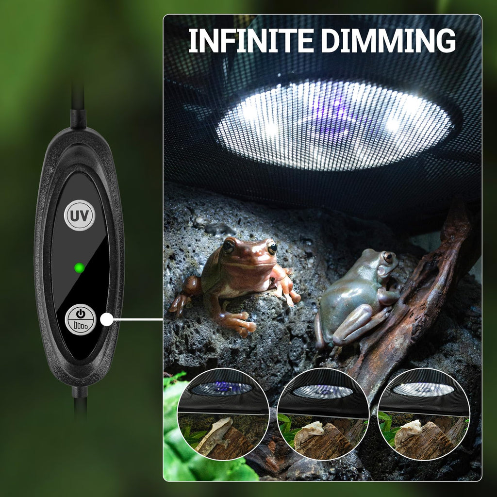 UVB Reptile Light with Basking Platform Combo Kit P9231