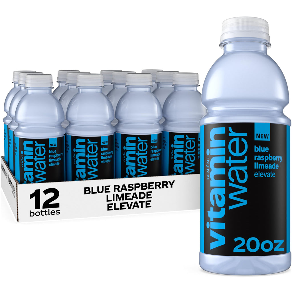 Blue Raspberry Limeade Nutrient Enhanced Water Beverage 20 oz 12 pack J6113