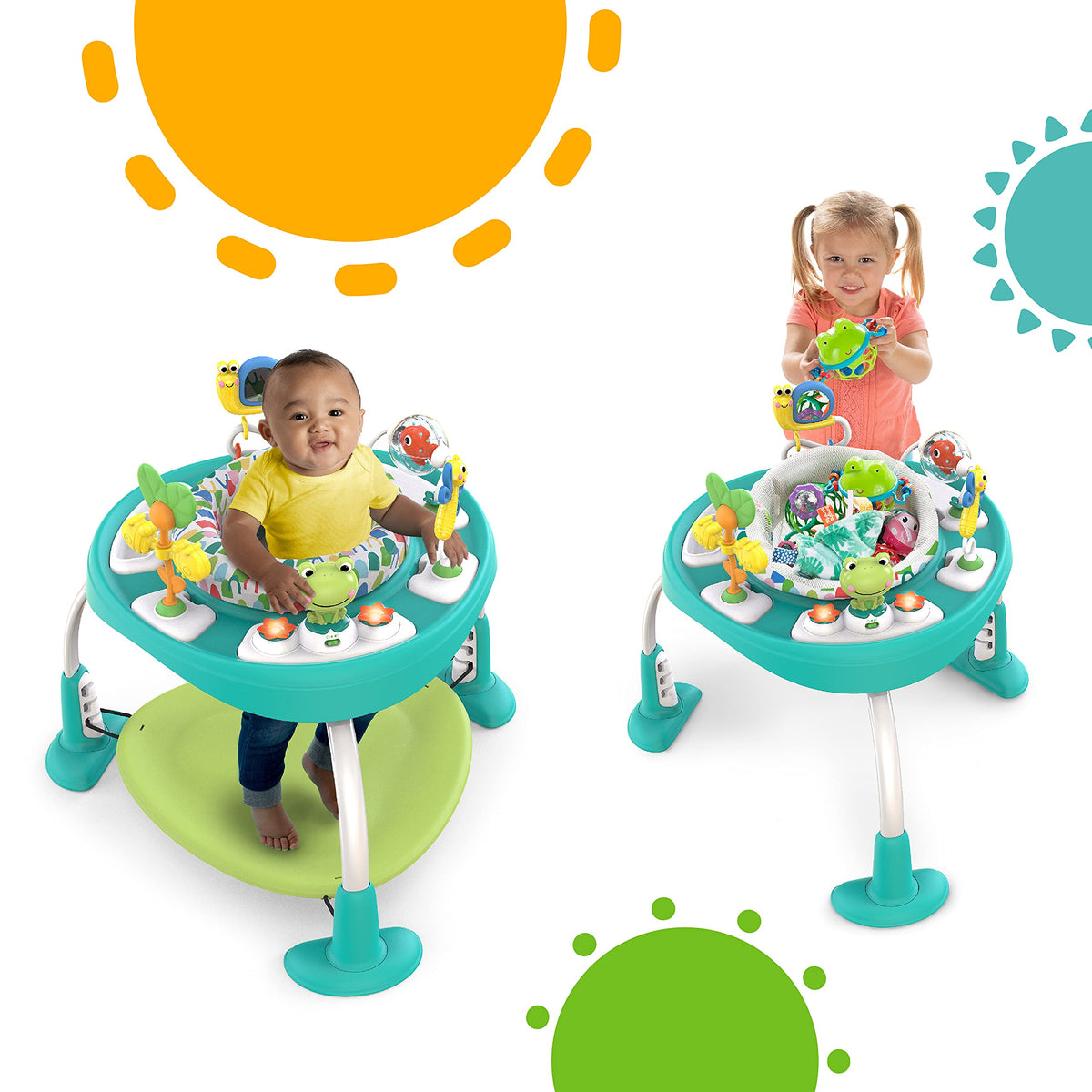 2-in-1 Activity Center Jumper & Table A43790
