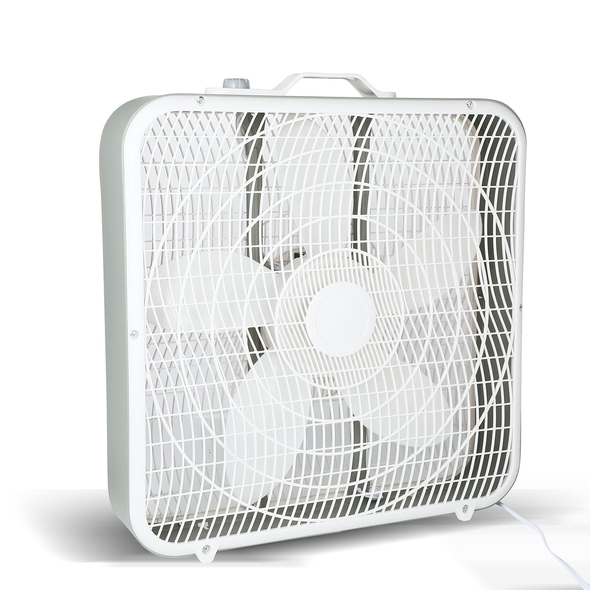 20 Inch White 3-Speed Box Fan D500