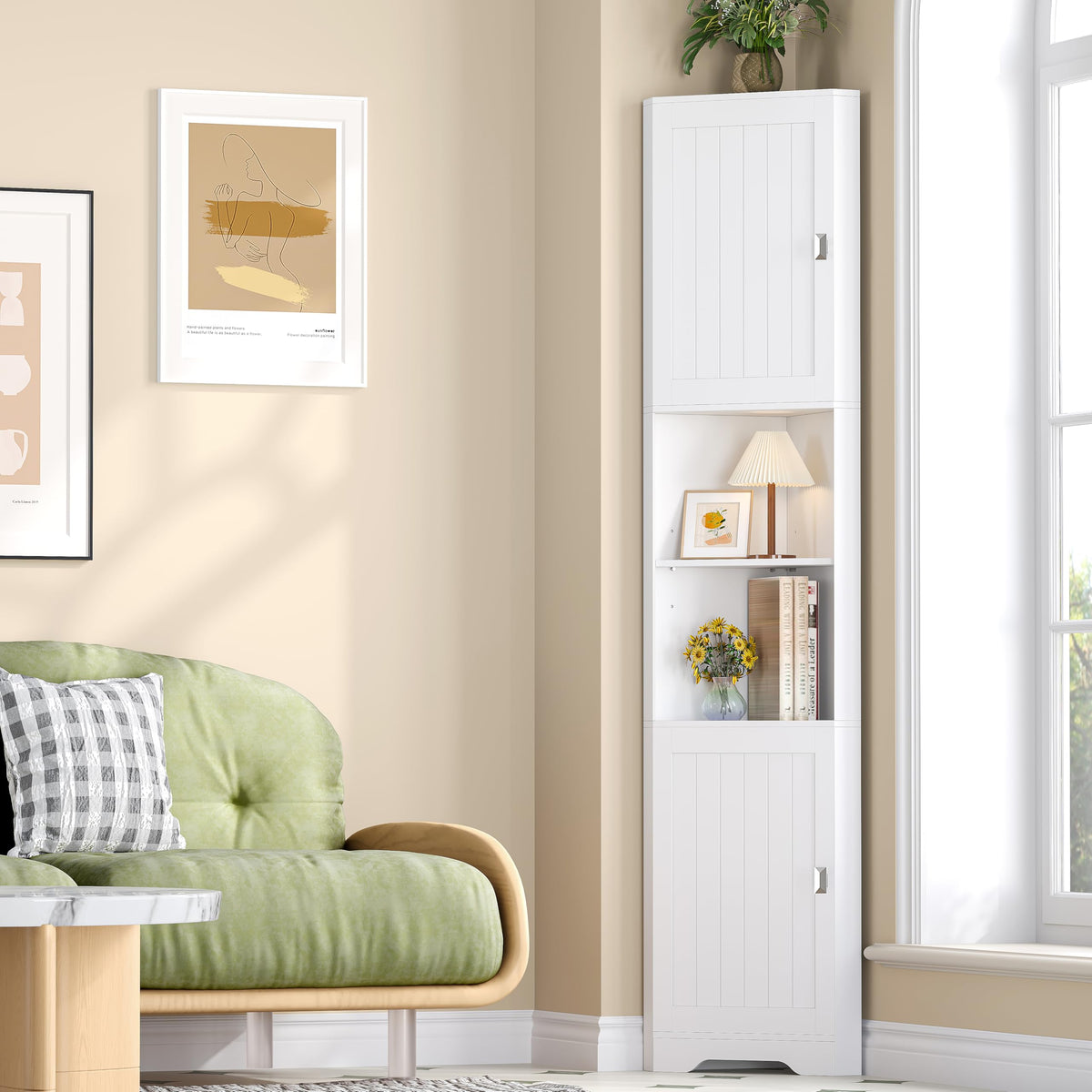 6-Tier Corner Storage Cabinet R300012