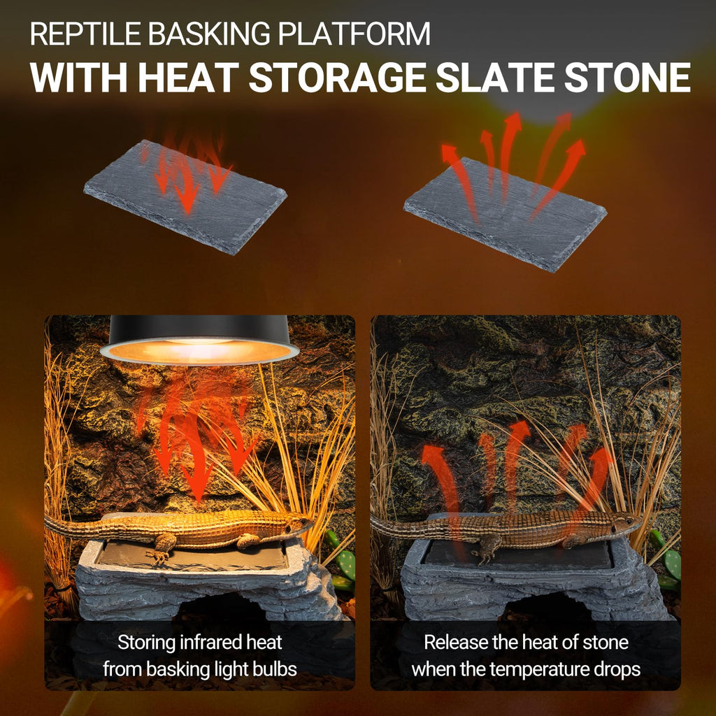 UVB Reptile Light with Basking Platform Combo Kit P9231