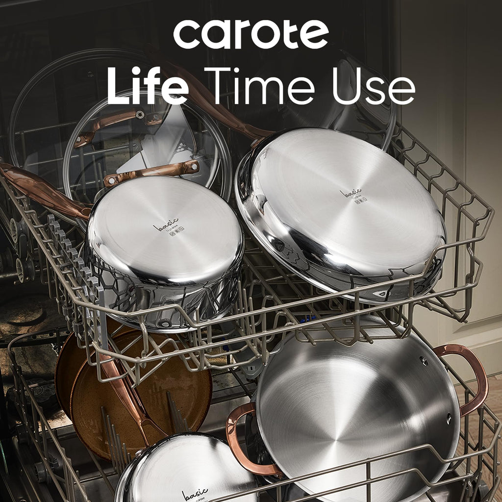 8 Qt Tri-Ply Stainless Steel Stockpot with Lid Z810553