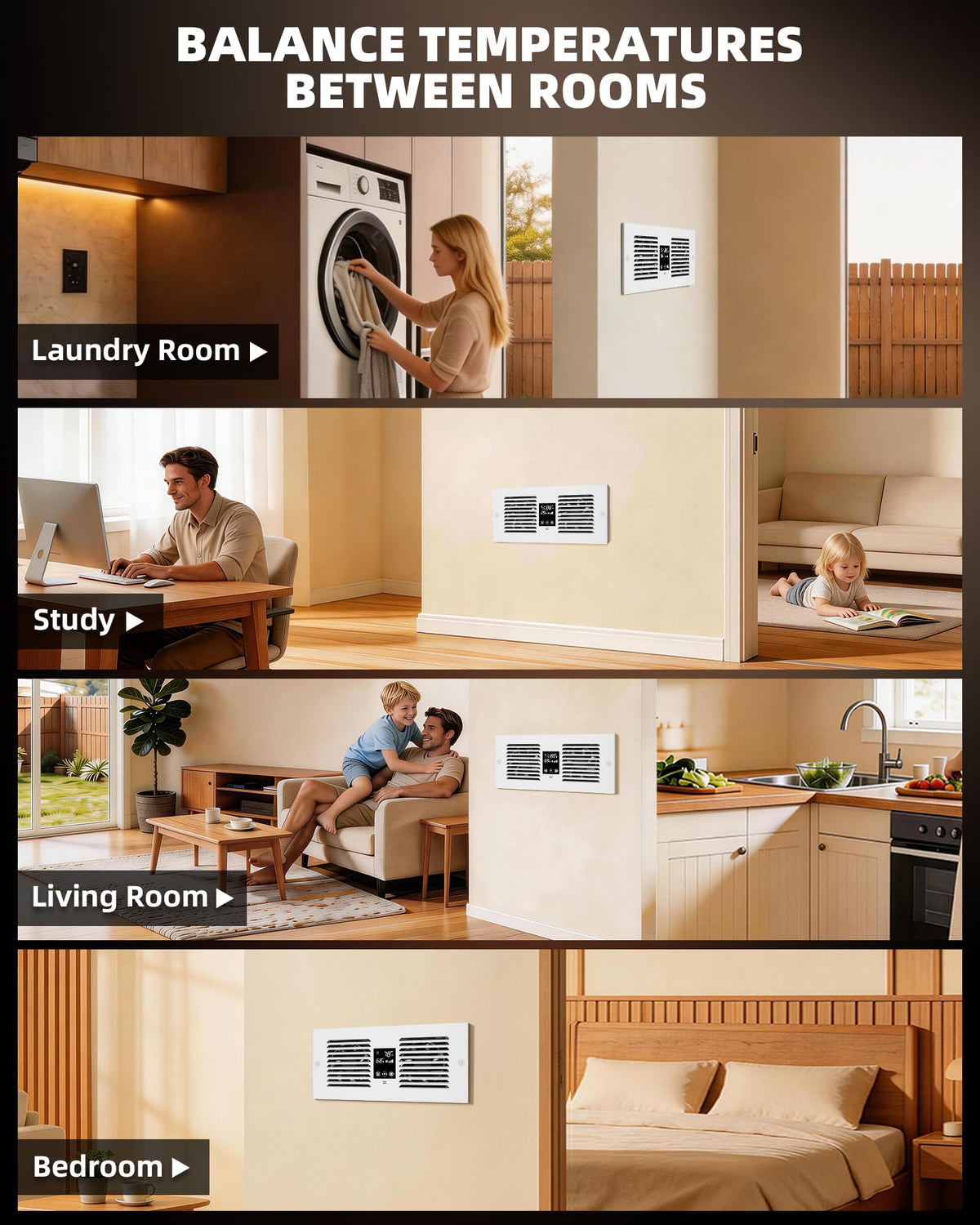 Reversible Room to Room Fan S283