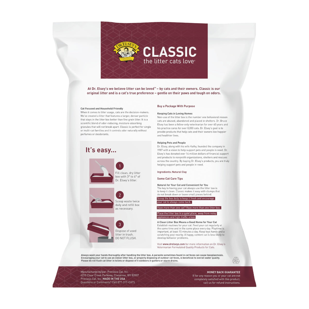 Clumping Cat Litter 40 lb Bag L121