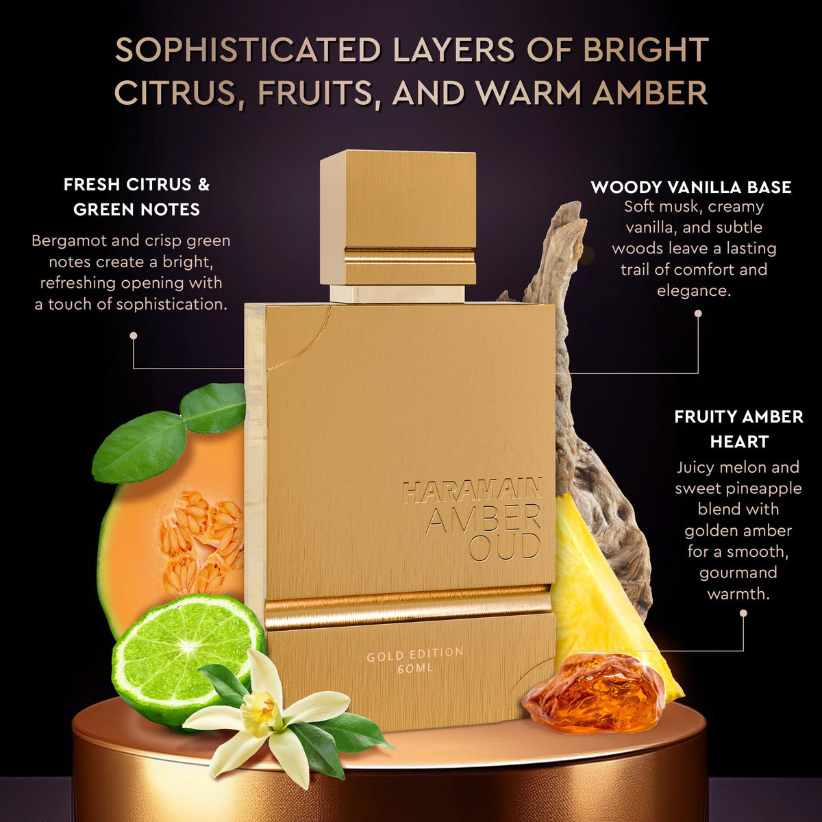 Amber Oud Gold Edition Eau De Parfum Spray 60ml A45999