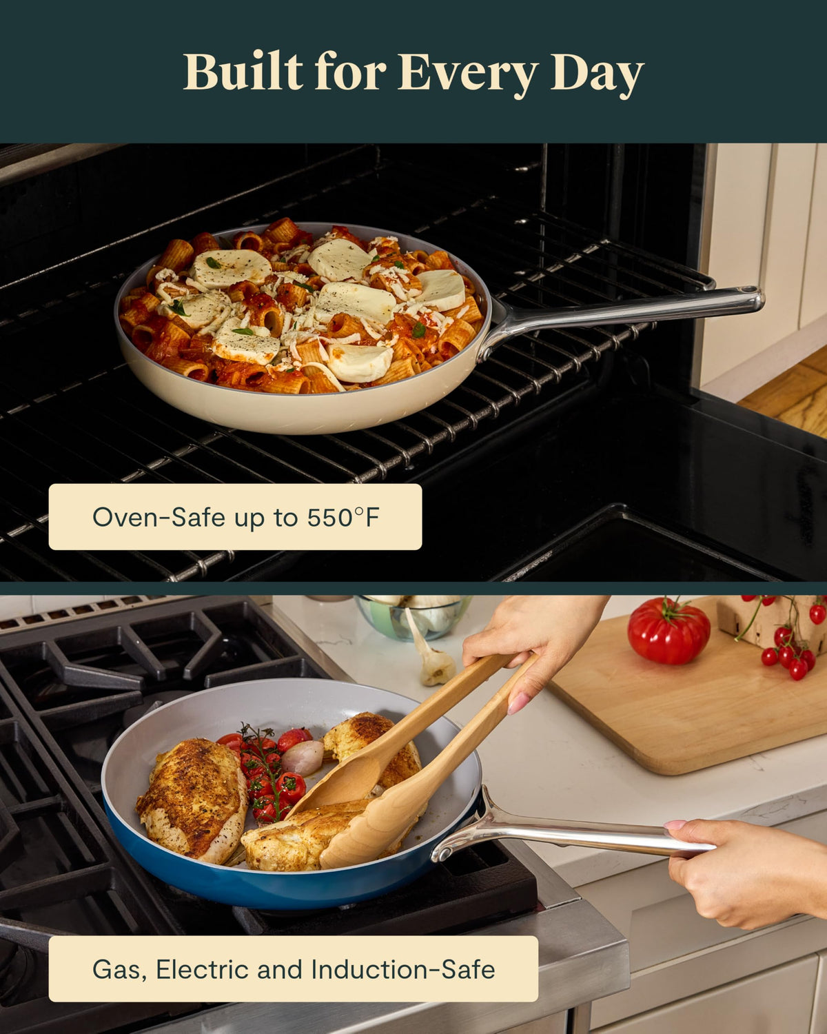 Fry Pan Set with Glass Lids N856145