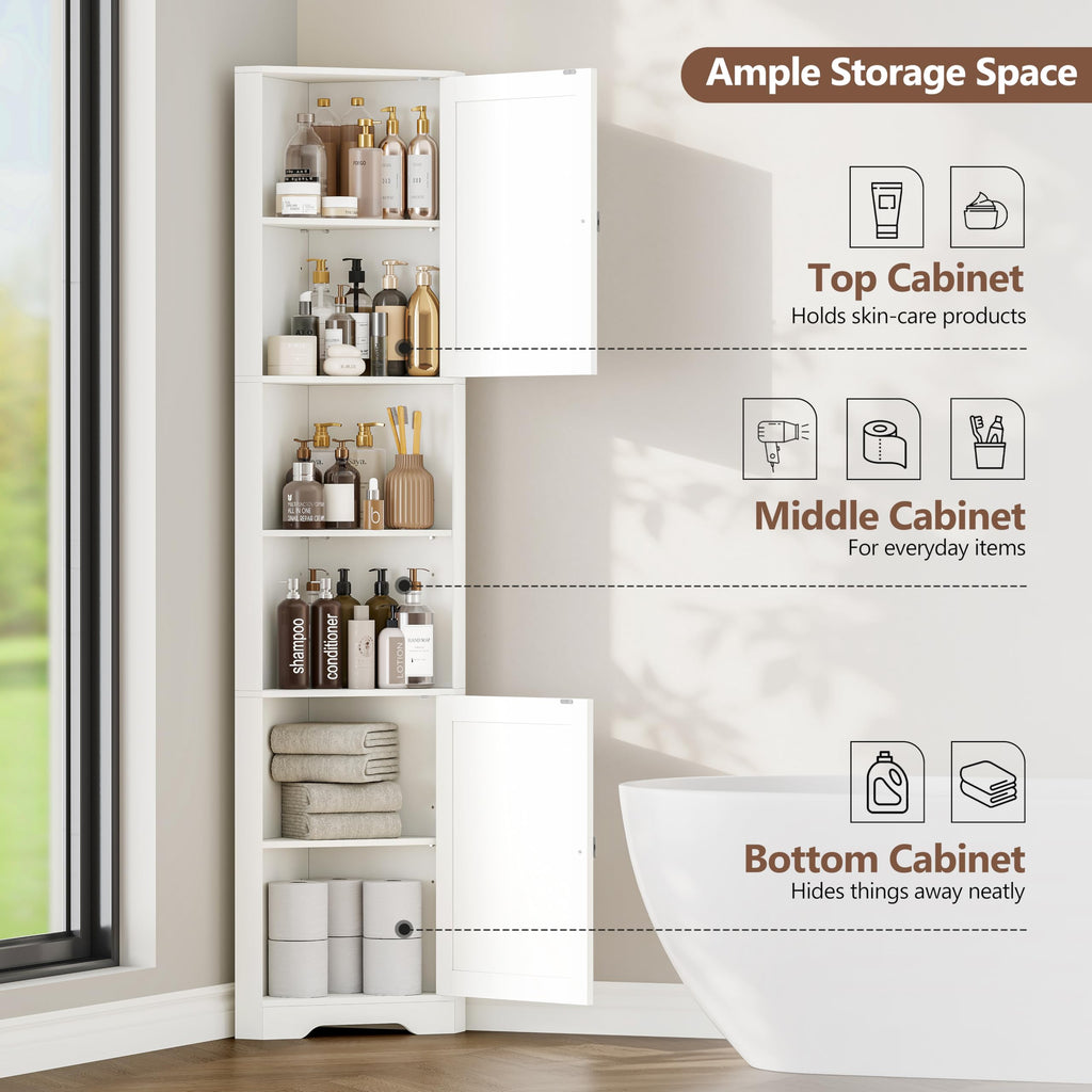 6-Tier Corner Storage Cabinet R300012