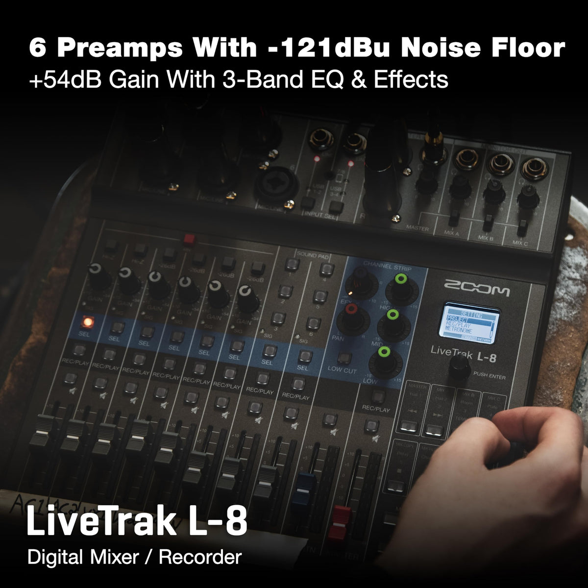 Battery Powered Mixer/Recorder P2806