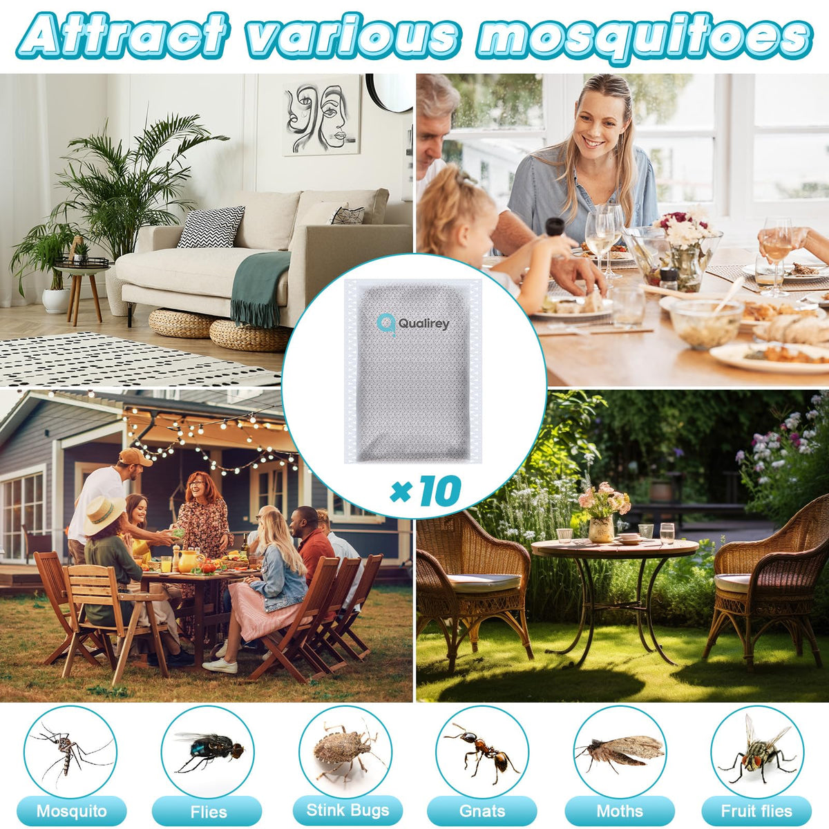 10 Pack Mosquito Attractant W9966