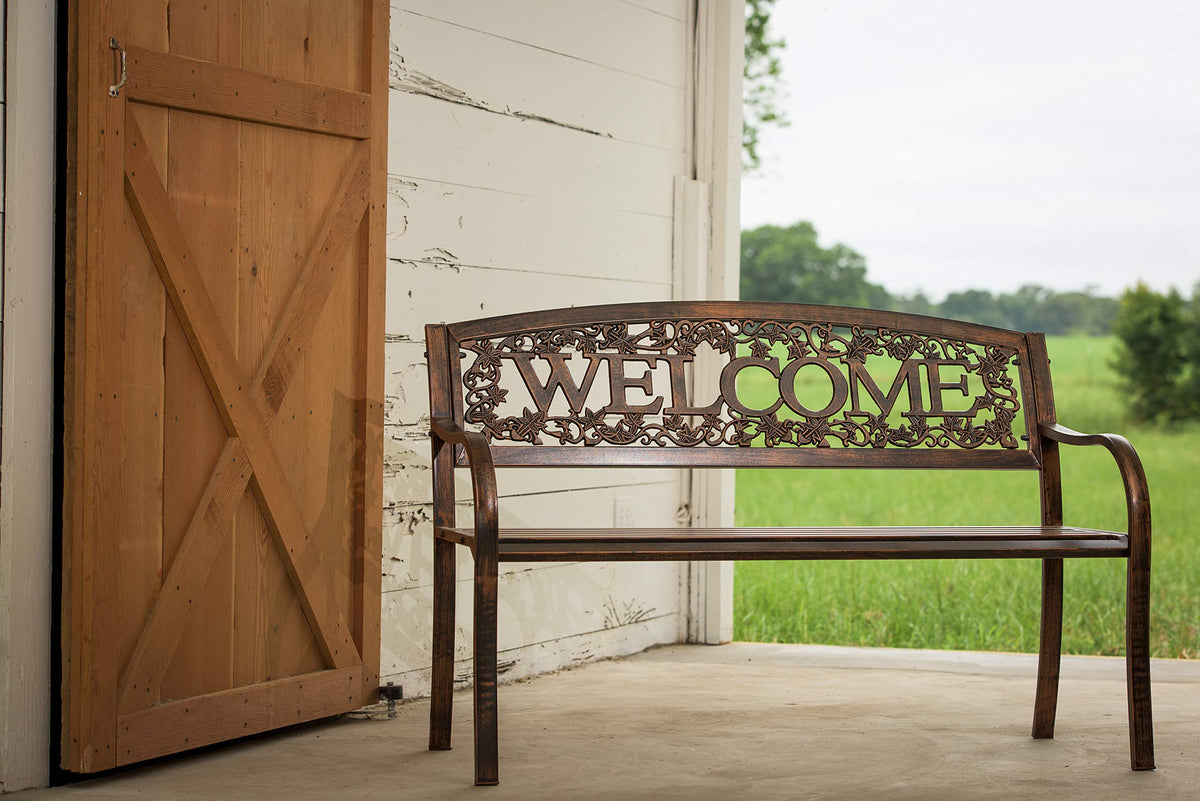Metal Outdoor Bench U487
