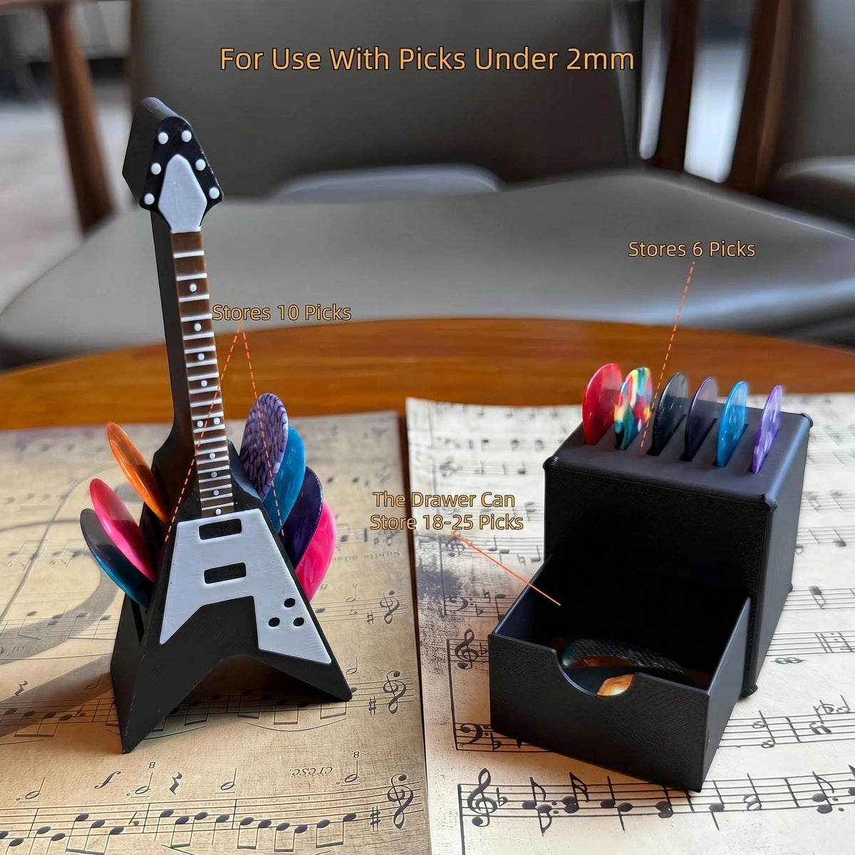 Guitar Picks Holder Box Set G37591