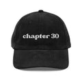 Embroidered Corduroy Hat R7606