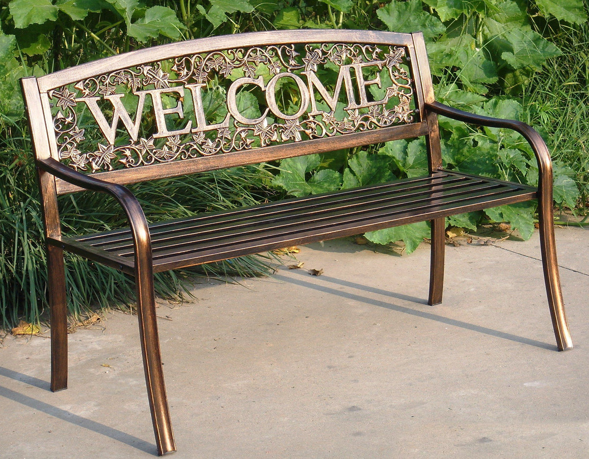 Metal Outdoor Bench U487