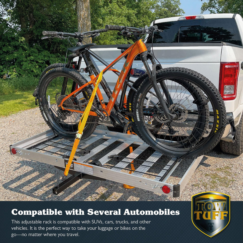 500 lb Aluminum 2-in-1 Hitch Cargo Carrier K399